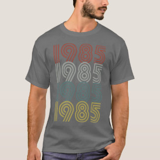 T-shirt 1985 Anniversaire Style rétro