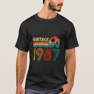T-shirt 1987 Pour 36 Ans Palm