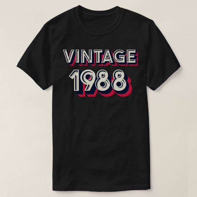 T-shirt 1988 vintage (Design devant)