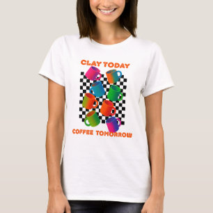 T-shirt 1990 Argile aujourd'hui, café demain