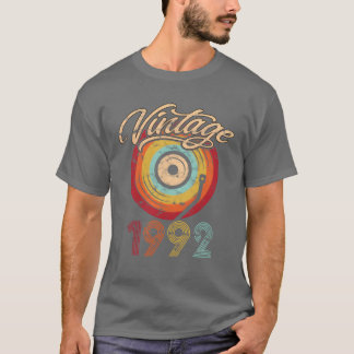 T-shirt 1992 Anniversaire Vinyle Vintage garçon