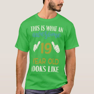 T-shirt 19 ans Anniversaire