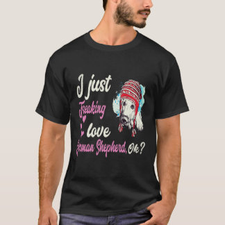 T-shirt 19 J'adore tout simplement les bergers allemands O