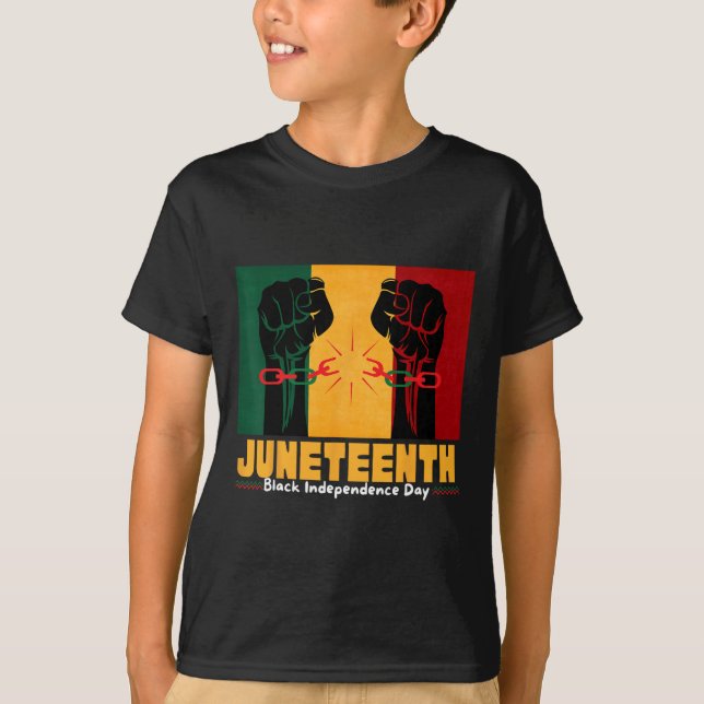T-shirt 19 juin 1865 Fête de l'Indépendance des Noirs (Devant)