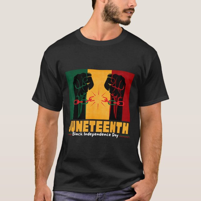 T-shirt 19 juin 1865 Fête de l'Indépendance des Noirs (Devant)