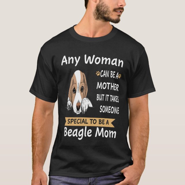 T-shirt 19 Spécial Pour Être Une Mère Beagle (Devant)