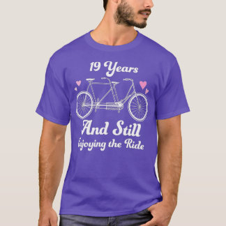 T-shirt 19e anniversaire du Mariage 19 ans ensemble Don I