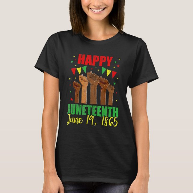 T-shirt 19e Jeu Femmes Hommes Joyeux Jeu 1 juin (Devant)