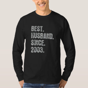 T-shirt 19ème anniversaire de Mariage pour lui meilleur ma