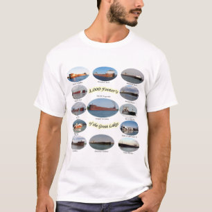 T-shirt 1 000 pieds sur la chemise des Grands Lacs