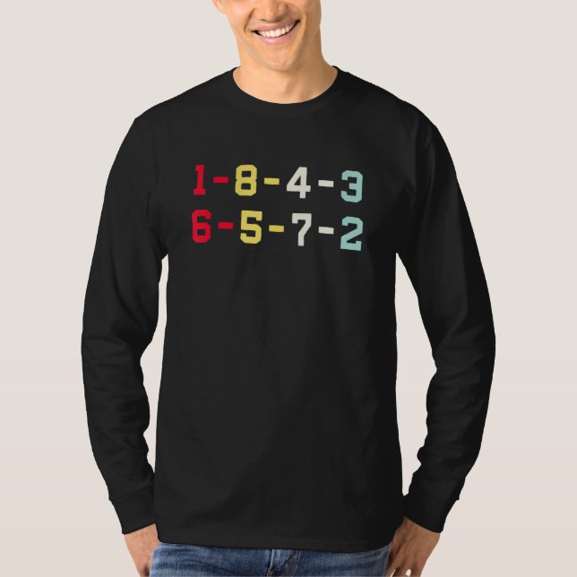 T-shirt 1-8-4-3-6-5-7-2 Commande de mise à feu Moteur à pe (Devant)