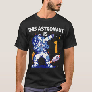 T-shirt 1 an Ancien astronaute planète spatiale 1er annive