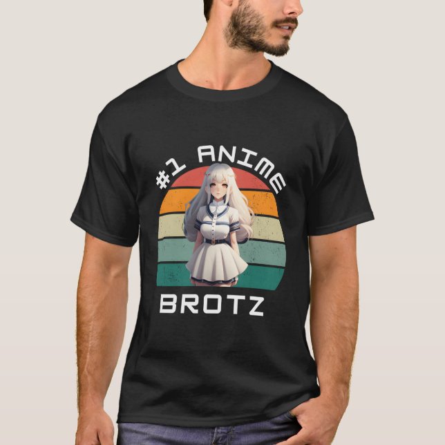 T-shirt 1 Anime Brotz Ga Kawaii Belle (Devant)
