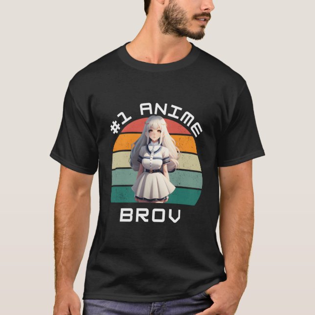 T-shirt 1 Anime Brov Ga Kawaii Belle (Devant)