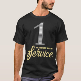 T-shirt 1 année de service Incitatif d'amortissement des e
