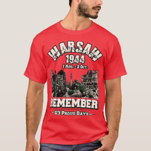 T-shirt 1 août 1944 Soulèvement de Varsovie