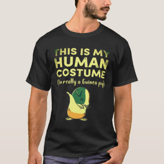 T-shirt 1 C'est Mon Costume D'humain Je Suis Vraiment Un C