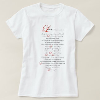 T-shirt 1 Corinthiens 13