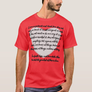 T-shirt 1 Corinthiens 13 L'amour est