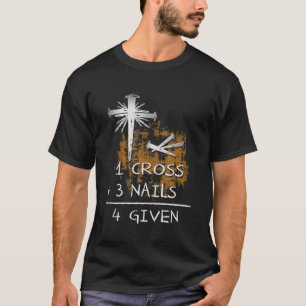 T-shirt 1 Croix 3 ongles 4 Meilleur Chemise Jésus Pour Hom