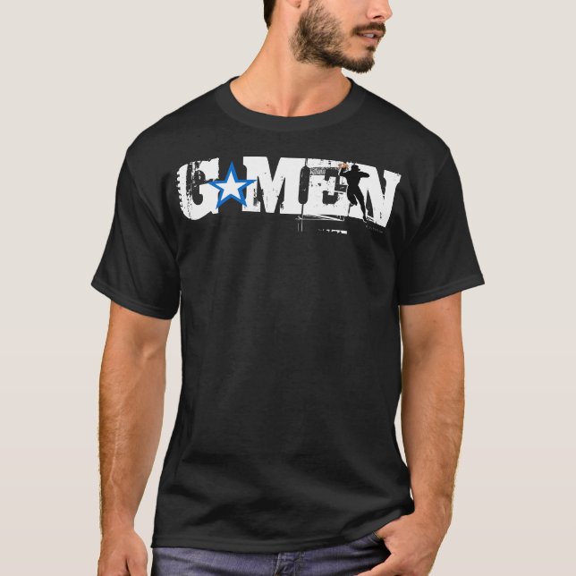 T-shirt 1 du football de New York d'hommes de G (Devant)