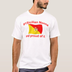 T-shirt #1 fier Nonna sicilien