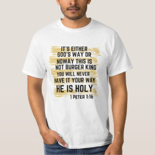 T-shirt 1 Pierre 1:16