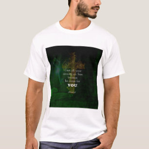 T-shirt 1 Pierre 5:7 Mise en oeuvre des versets bibliques 