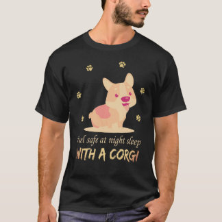 T-shirt 1 Se Sentir En Sécurité La Nuit En Dormant Avec Un