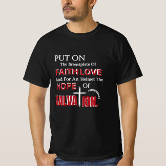 T-shirt 1 Thessaloniciens 5:8-Armor de la Foi