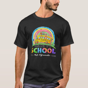 T-shirt 1E Année Conducteur De Bus Élèves Revenir À S
