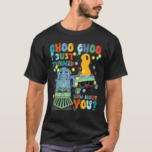 T-shirt 1er Anniversaire Train Party Choo Choo I tourné 1