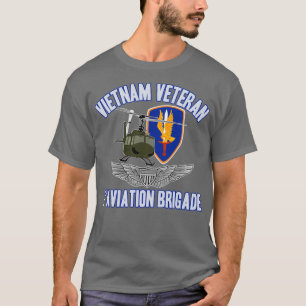T-shirt 1er Avn Bde UH1 Huey w Pilote 
