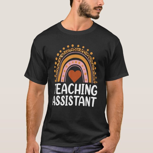 T-shirt 1Er Jour De L'Enseignement De L'Assistant Retour A (Devant)