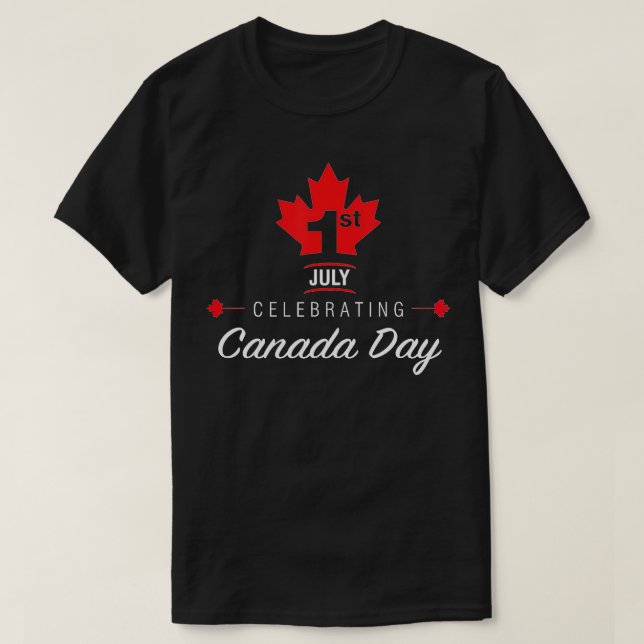 T-shirt 1er juillet Fête du Canada (Design devant)