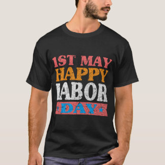T-shirt 1Er Mai Joyeuse Fête Du Travail, Mon Premier Fête