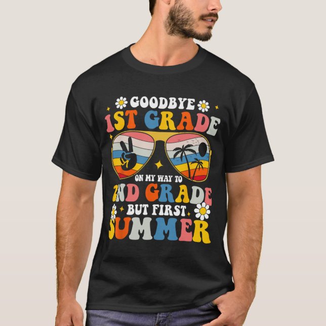 T-shirt 1ère année Bienvenue en 2e mais été d'abord (Devant)