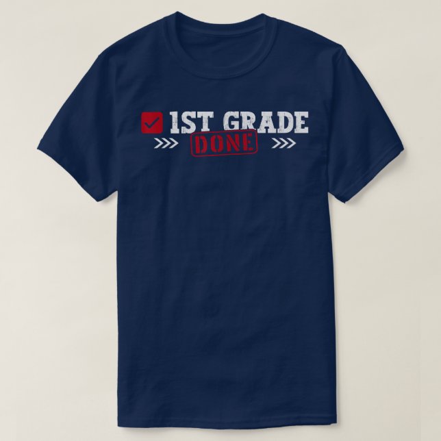 T-shirt 1ère année Dernière journée de l'école 1ère année (Design devant)