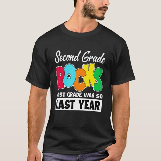 T-shirt 1ère année était si Dernière 2e année Rocks Retour (Devant)