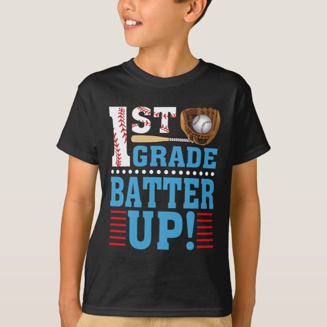 T-shirt 1ère année Retour à l'école 1ère année Batterie Ba (Devant)