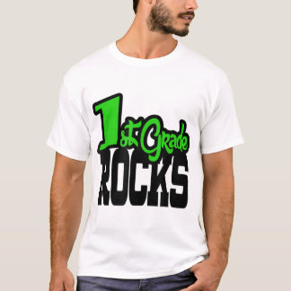 T-shirt 1ère année ROCKS Green School Enseignant Cadeau
