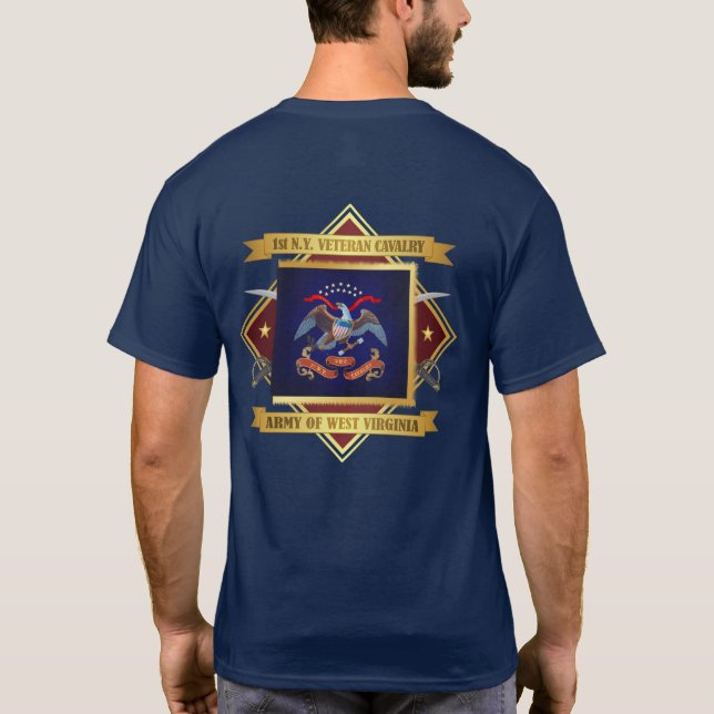 T-shirt 1ère cavalerie vétéran de New York (Dos)