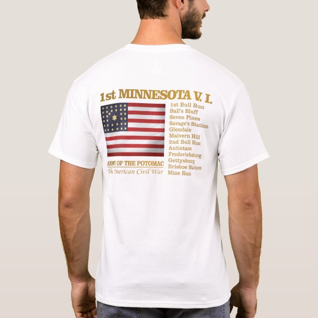 T-shirt 1ère Infanterie volontaire du Minnesota (BH) (Dos)