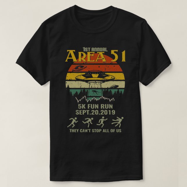 T-shirt 1ère zone annuelle 51 5k fun run sept (Design devant)