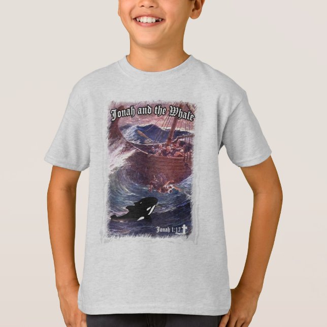 T-shirt 1h17 de Jonas - Jonas et la baleine (Devant)
