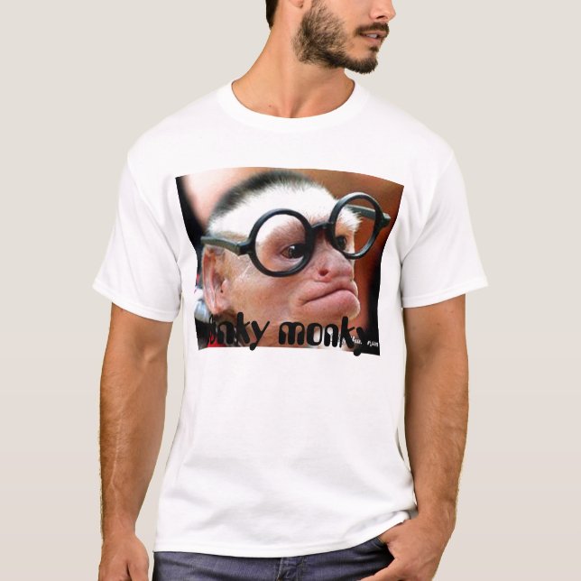 T-shirt 1peep, monky génial (Devant)
