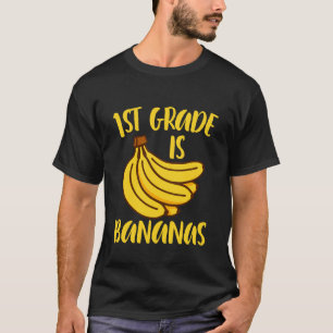 T-shirt 1re année est Bananas Enseignant Enseignement Reto