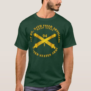 T-shirt 1re Bn 94e Régiment d'artillerie de campagne Acier