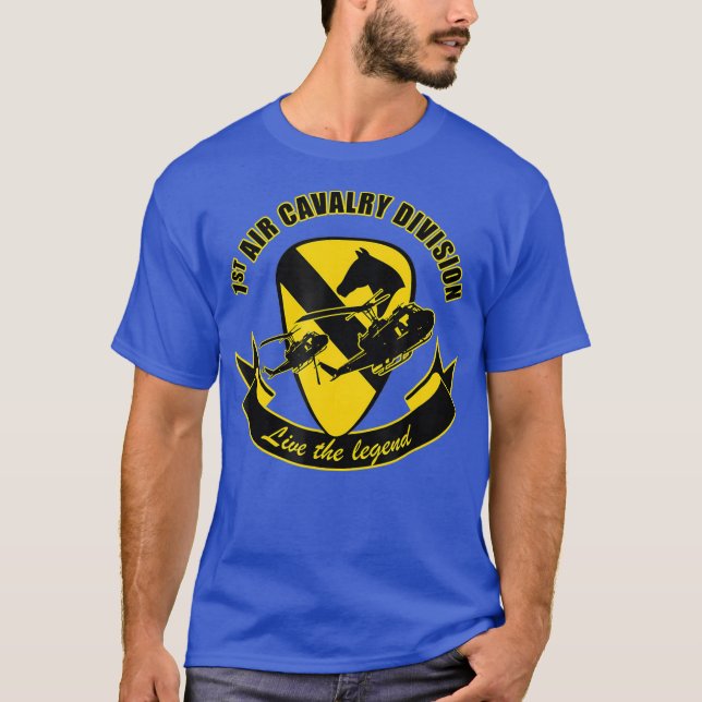 T-shirt 1re division de cavalerie aérienne (Devant)