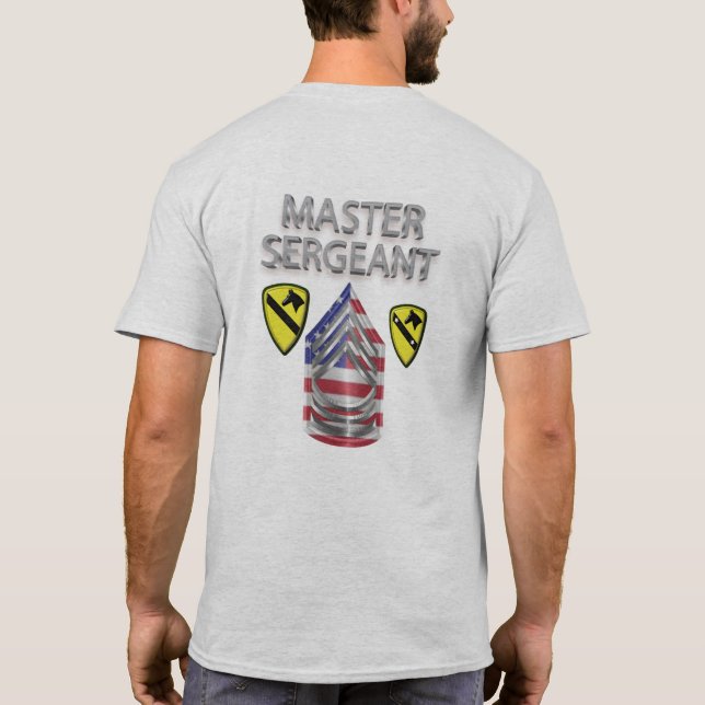 T-shirt 1re Division de cavalerie Sergent-maître (Dos)